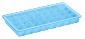 CUVETE GELO CUBO 2X2CM AZUL SILICONE